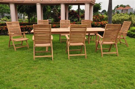 Wholesaleteak New 9 Pc Luxurious Grade A Teak Dining Set 117