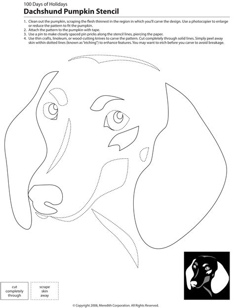 Printable Dog Pumpkin Stencil Customize And Print