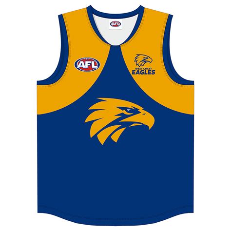 More news for west coast eagles » West Coast AFL Youth Replica Guernsey