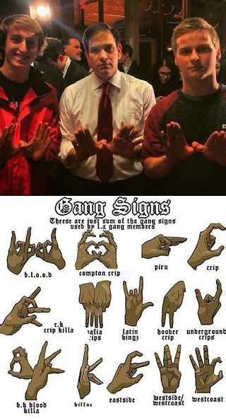 Throwing Gang Signs Gang Signs Gang Signal Gang Tattoos