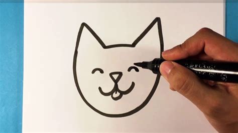 How To Draw Cat Easiest Tutorial Ever Youtube