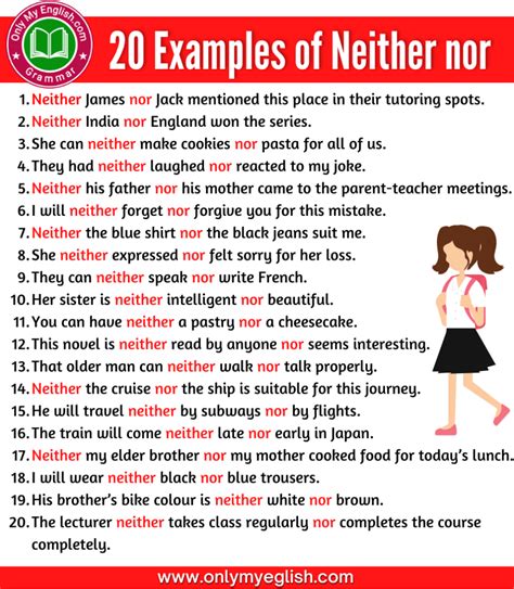 20 Examples Of Neither Nor Sentences