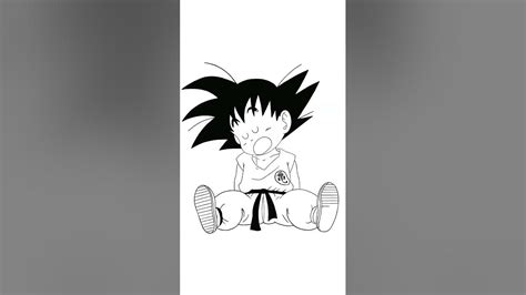 Cómo Dibujar GokÚ Durmiendo Dragon Ball Shorts Youtube