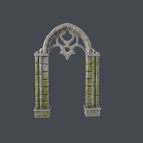 3d Model Arch Model Vr Ar Low Poly Cgtrader
