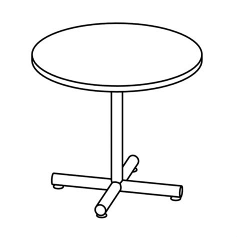Brown Table Clipart Vector Brown Round Table Illustration Table