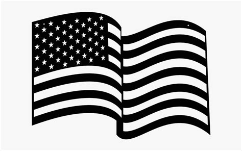 Black American Flag Clipart Hd Png Download Kindpng