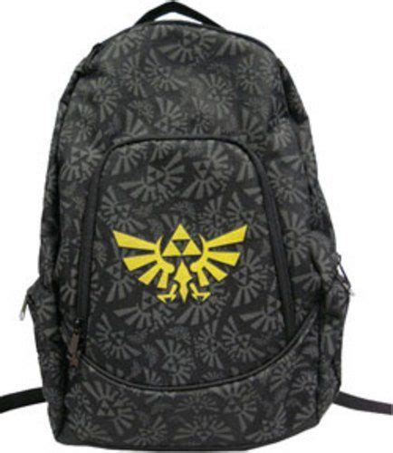 The Legend Of Zelda Twilight Princess Triforce Backpack Black By