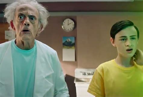 Video ‘rick And Morty Christopher Lloyd In Live Action Clip Tvline