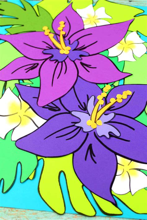 Flowers kauai specializes in shipping tropical flower arrangements nationwide. Hawaiian Lily Tropical Flower Craft | Mama Likes This