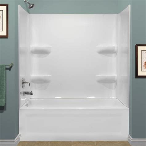 Therefore, always refer to the instruction provided by the manufacturer of the product. Lyons Elite™ 60"W x 32"D x 78"H Bathtub Shower Kit at Menards®