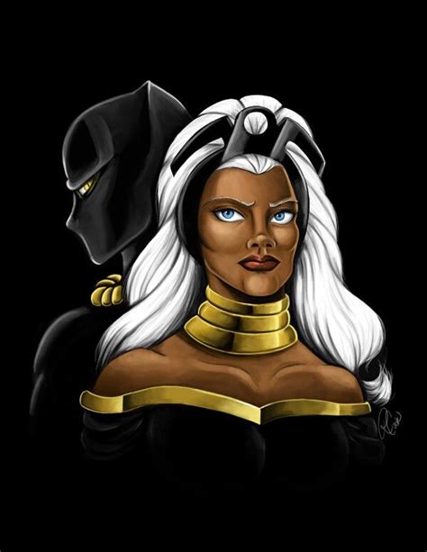 Storm And Black Panther Black Panther American Comics Superhero Comic