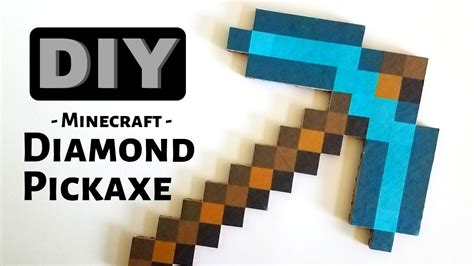 7simple Minecraft Papercraft Pickaxe Onlyhats