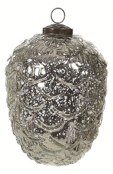 Creative Co Op Mercury Glass Ornament Nordstrom