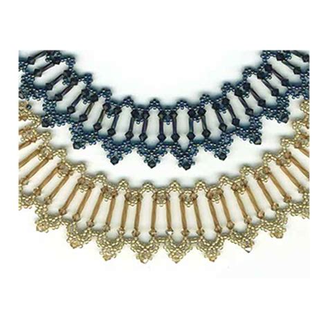 Crystal Bugle Beaded Necklace Pattern Bead Patterns