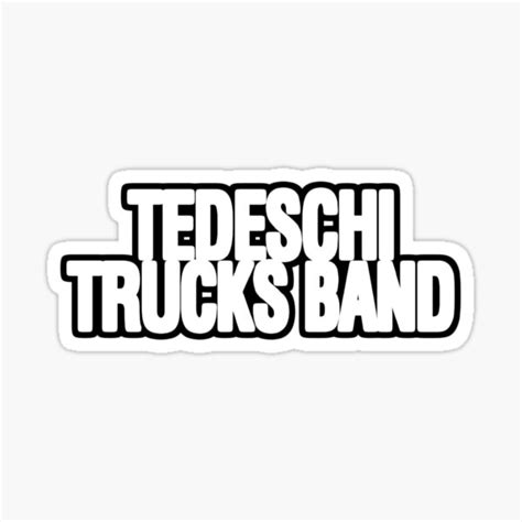 The Tedeschi Trucks Band American Sticker For Sale By Ajunadika68m Redbubble