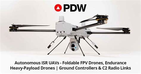 Autonomous Isr Uav Drone Controllers C2 Link Fpv Drones Pdw