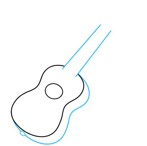 How To Draw A Ukulele Really Easy Drawing Tutorial