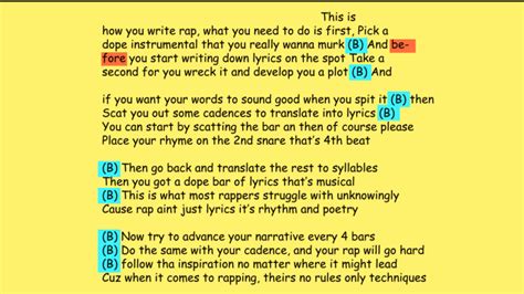 How To Write A Rap In 4 Easy Steps Colemizestudios