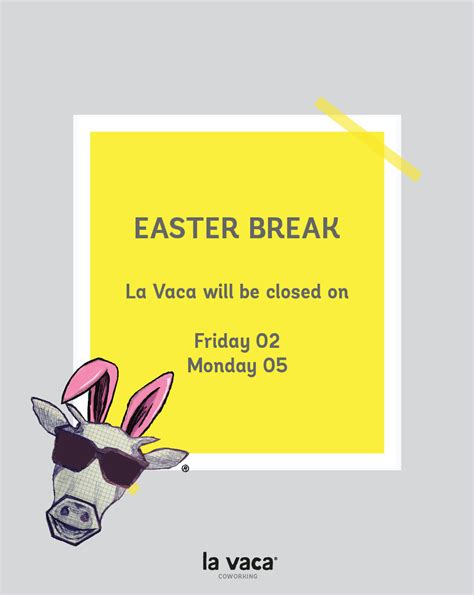 🐰 Easter Break Semana Santa 🐰 La Vaca Coworking