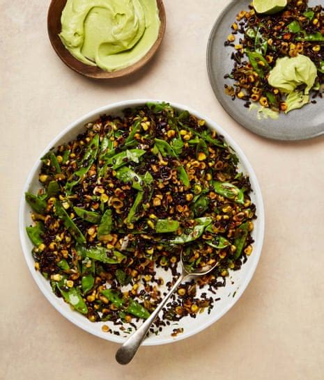 Meera Sodhas Vegan Recipe For Sweetcorn Chipotle And Avocado Rice Salad Vegan Food And Drink