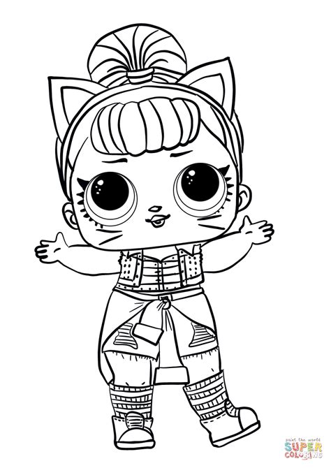 Coloring Pages Lol Rocker Printable Kinderpagescom