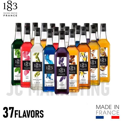 Routin Branded Gourmet Syrups Flavors France Drinks Best In