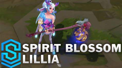 Spirit Blossom Lillia Skin Spotlight League Of Legends Youtube