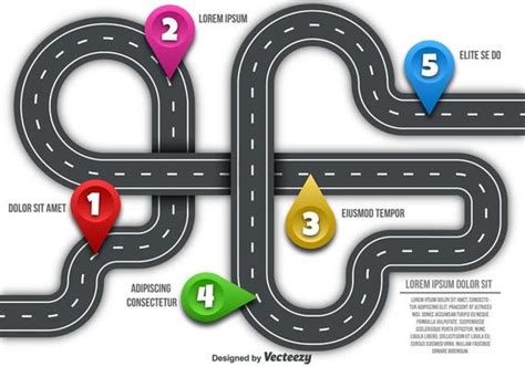 Road Map Vector Art Icons And Graphics For Free Download