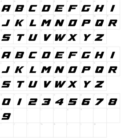 A4 Speed Font Download