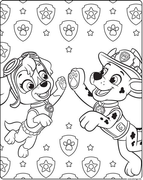 Coloriage Paw Patrol Ultimate Rescue Dessin Pat Patrouille Imprimer