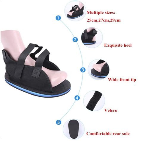 Cast Shoe Foot Fracture Support Open Toe Plaster Cast Boot Post Op Shoe