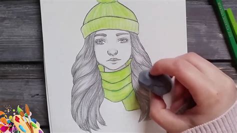 رسم سهل ¦ تعليم رسم وجه بنت بالرصاص للمبتدئين بطريقة سهلة وبسيطة - YouTube