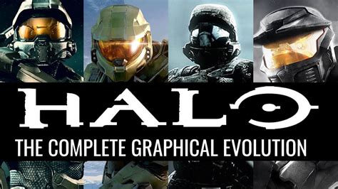 The Complete Graphical Evolution Of Mainline Halo Series Youtube