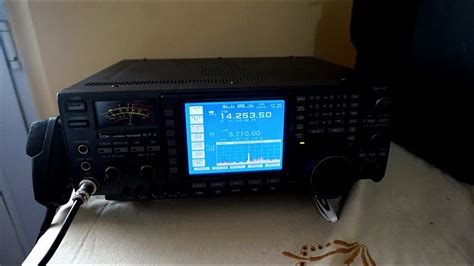 Icom 756 Transceiver Reception New Display Fitted Youtube