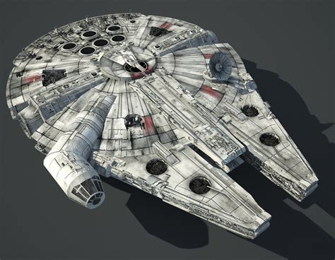 3ds Max Star Wars Millennium Falcon