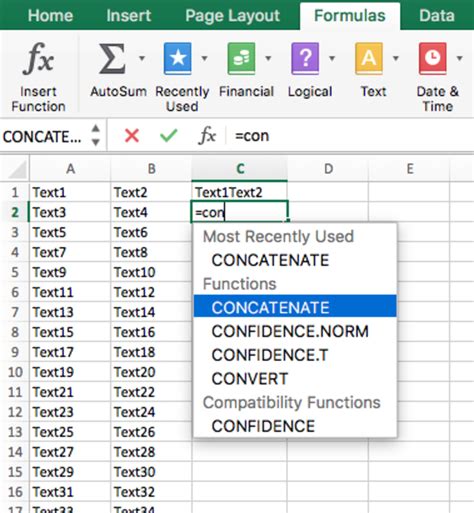 How To Use Concatenate Function In Excel