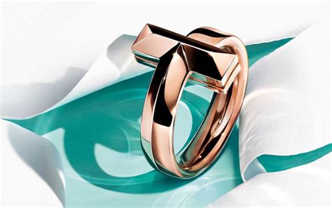 Tiffany T T1 Narrow Diamond Ring In 18k Rose Gold 25 Mm Wide Pampermy