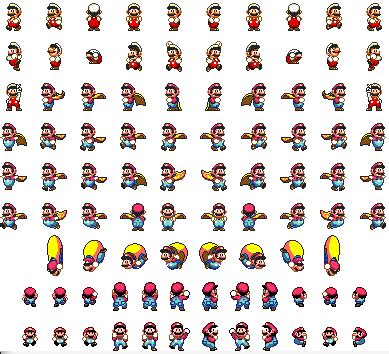 Bit Mario Sprite Sheet