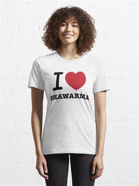 I Heart Shawarma T Shirt For Sale By Sandywoo Redbubble Shawarma