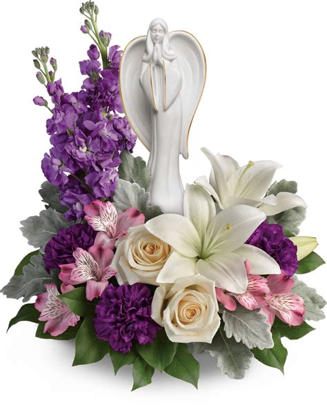 Telefloras Beautiful Heart Bouquet Sympathy Flowers Funeral Flower