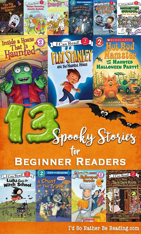 Id So Rather Be Reading 13 Spooky Stories For Beginner Readers Level