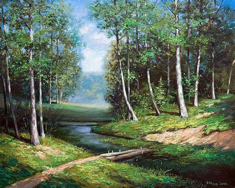 Beauty Of Nature Painting By Vladimir Misyts