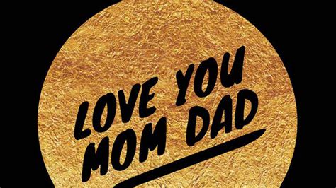 love you mom dad in yellow circle with black background hd mom dad wallpapers hd wallpapers