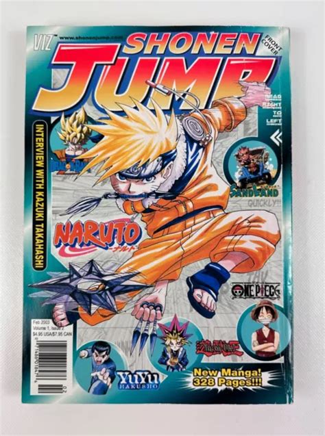 Shonen Jump Naruto Viz Manga Comic February 2003 Vol 1 Issue 2 2500