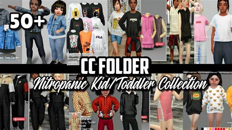 Sims 4 Nitropanic Kidtoddler Collection Cc Folder 50 Items