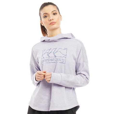 Buy Canterbury Womens Vapodri Fleece Hoodie Lavender Fog Marl