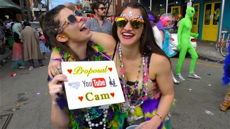No⚜️la ️ Proposal 💍 Cam ️ Goes To Mardi Gras 2018 Part 1 4k Ultra Hd