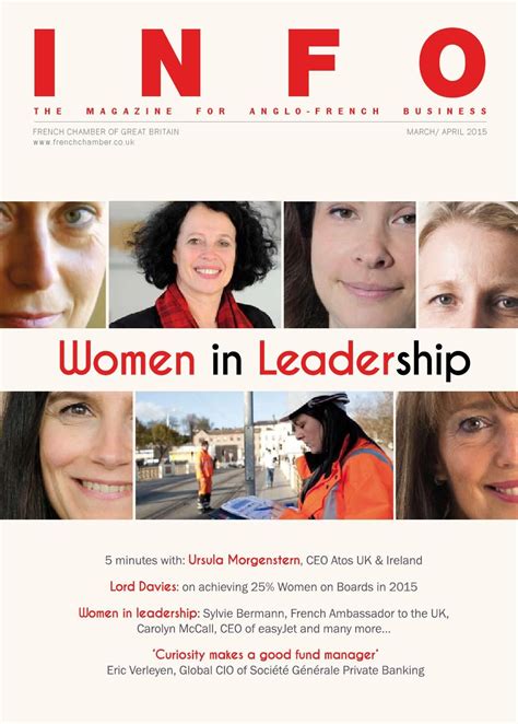 Info Magazinewomen In Leadership Women In Leadership Leadership