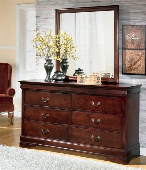 Signature Design By Ashley Alisdair Traditional Dresser And Mirror