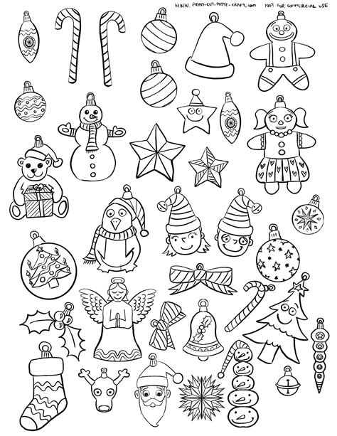 Cut Paste Christmas Worksheet Printable For Preschool Preschool Crafts